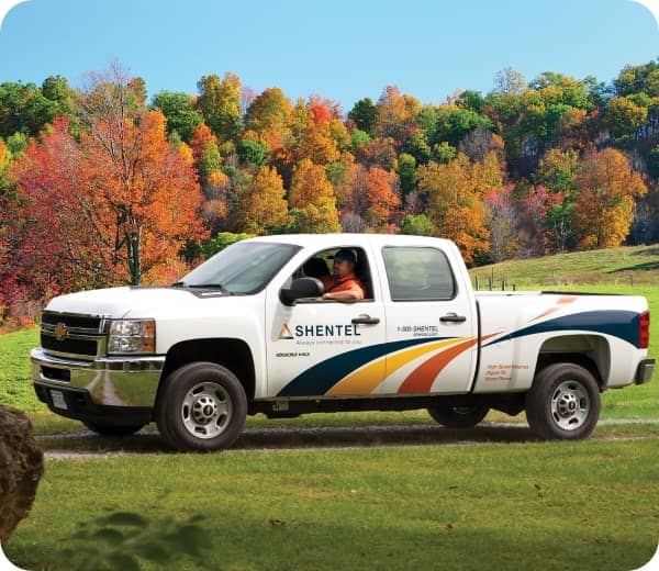 Shentel Technician in Shentel Truck